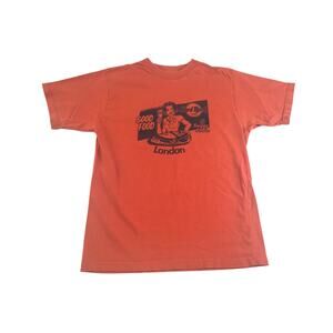 Hard Rock Cafe London T-Shirt Vtg Good Food Snappy Service M